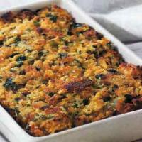 Southwest Corn Bread Stuffing with Corn and Green Chilies image