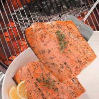 Barbecued Salmon image