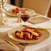 Roast Pheasant with Grapes and Walnuts image