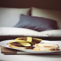 Vegan Nutritional Yeast and Tvp Veggie Burgers image