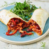 Cool Mexican bean wraps_image