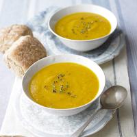 Curried butternut squash soup_image