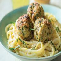 Linguine Al Limone with Grilled Chia-Chicken Meatballs_image