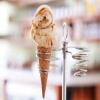 Brown Sugar Ice Cream with a Ginger-Caramel Swirl_image