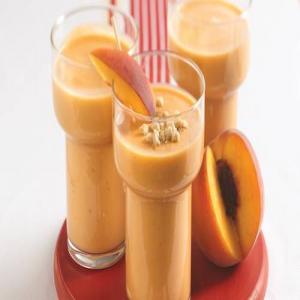 Honey Nut-Peach Smoothies_image