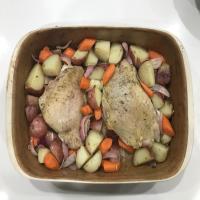 Baked Turkey Thighs in Wine-Herbs image
