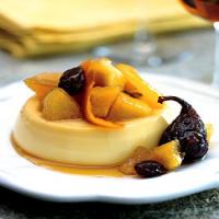 Lemon Flan with Autumn Fruit Compote_image
