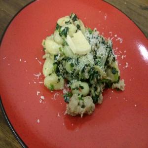 Gnocchi With Sausage and Spinach image
