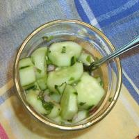 Sweet Spicy Cucumber Salad image