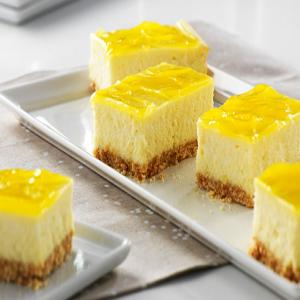 Double-Lemon Cheesecake Bars image
