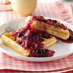 Blueberry/Rhubarb Breakfast Sauce Recipe_image
