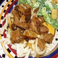 Home-Style Beef-N-Noodles W/Mushrooms & Onions image