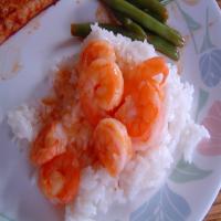 Thai Shrimp With Coconut-Almond Rice_image