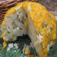 Cauliflower With Lemon Mayonnaise-Cheddar Crust image