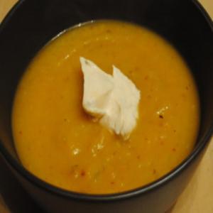 Butternut Squash Soup with Chipotle Cream_image