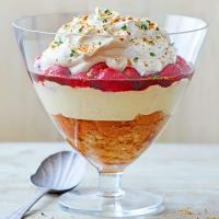Strawberry & elderflower trifle image