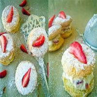 Strawberry Powder Puffs Recipe image