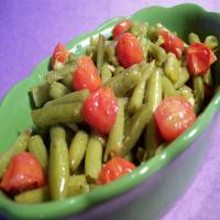 Sauteed Green Beans and Cherry Tomatoes image