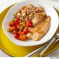 Tilapia With Tomato-Olive Sauce_image
