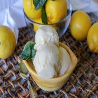 Yummy Lemon Custard Ice Cream image