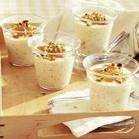 Creamy rice with double apricots image