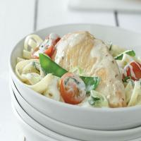 Saucy and Creamy Chicken Skillet image