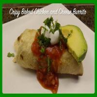 Crispy Baked Chicken and Cheese Burrito image