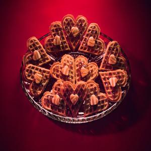 Stranger Things Waffle Heart Cookies_image
