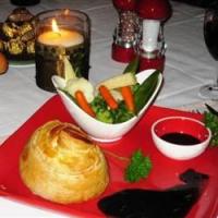 Mini Beef Wellingtons with Red Wine Sauce image
