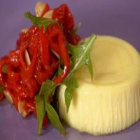 Parmigiano Sformato with Piquillo Peppers and Almonds image