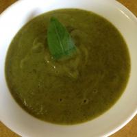 Vegan Zucchini Soup with Basil_image