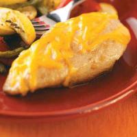 Cheese-Topped Lemon Chicken Breasts_image
