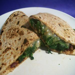 Spinach and Mozzarella Quesadillas image