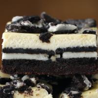 Cookies & Cream Brownie Cheesecake Bars Recipe by Tasty_image