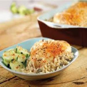 EASY BAKED CHICKEN WITH RICE_image