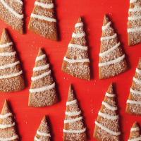 Gingerbread Trees with Lemon Icing image