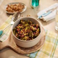 Roasted Broccoli Salad with Bacon Dressing image