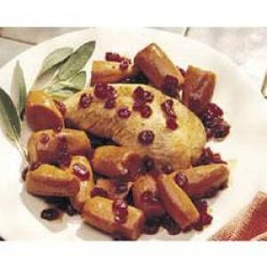 Turkey Smothered with Maple Sweet Potatoes_image