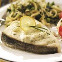 Baked Dill Halibut image