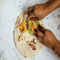 Quesadillas with Oaxacan Cheese and Squash Blossoms image