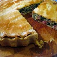Bacon, Egg & Spinach Pie image
