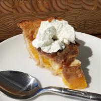 Easy French Peach Pie_image