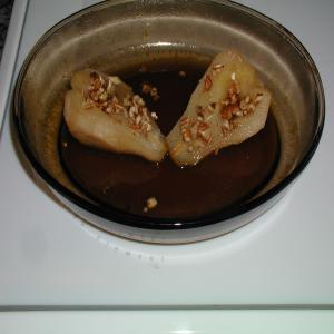 Baked Pears With Maple Nut Sauce_image