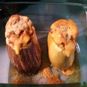 Chile Spiced Mango Stuffed Eggplant_image