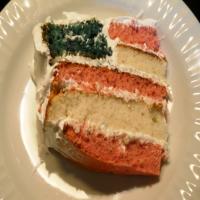 Red, White & Blue Layered Cake image