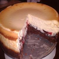 Cherry Chocolate Brownie Cheesecake image