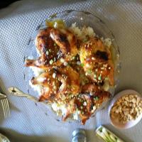 Cornish Game Hens With Curry Apricot Glaze image