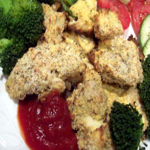 Healthy Herb-Baked Catfish Nuggets image