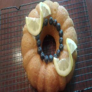 Lemon Tea Cake With Honey Glaze (Low-Fat and Whole-Wheat) image