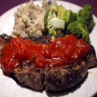 Peppered Steak With 5 Star Gourmet Steak Sauce image